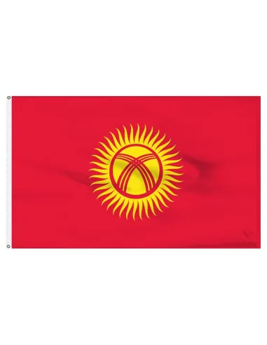 Kyrgyzstan 2' x 3' Indoor International Polyester Flag | Buy Online