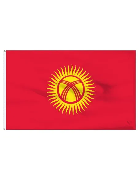 Kyrgyzstan 2' x 3' Light Weight Polyester