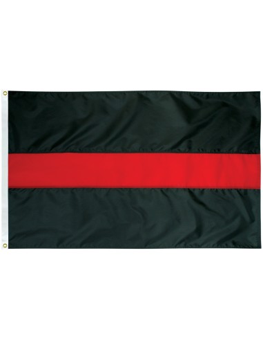 Thin Red Line 2' x 3' Outdoor Nylon Flag