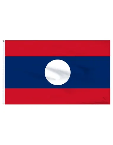 Laos 2' x 3' Indoor International Polyester Flag | Buy Online