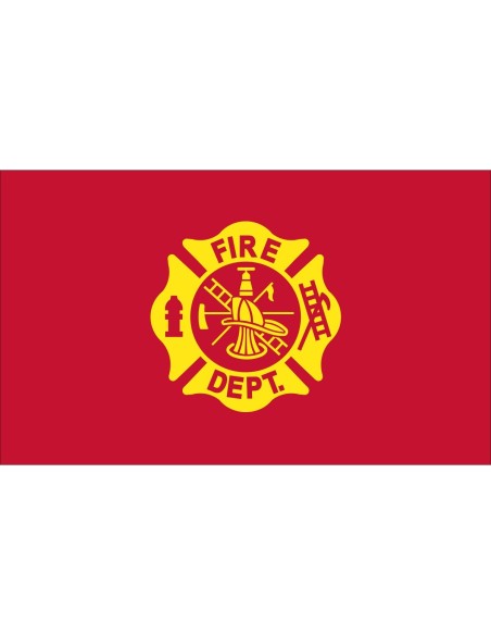 Fire Department 3' x 5' Outdoor Nylon Flag