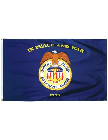 Merchant Marine 2' X 3' Nylon Flags