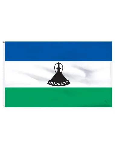 Lesotho 2' x 3' Indoor International Polyester Flag | Buy Online