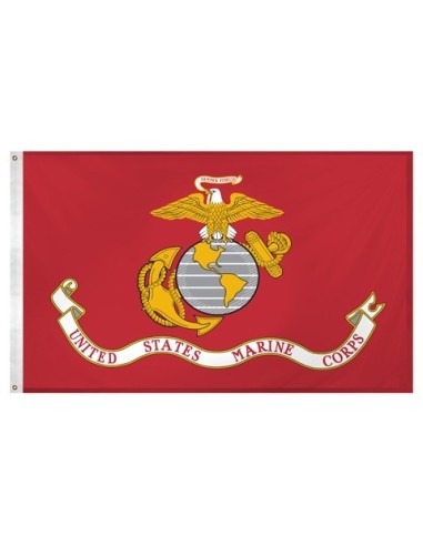 US Marine Corps 3' x 5' Poly Max Flag