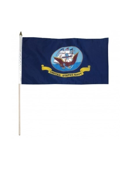 US Navy Mounted 12" x 18" Flags