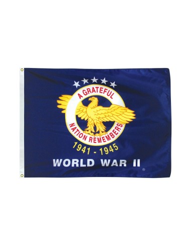 3' x 4' Commermorative World War 2 Flag