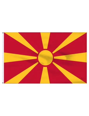 Macedonia 2' x 3' Indoor International Polyester Flag | Buy Online