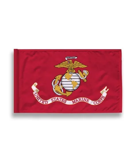 3' x 5' Marine Indoor Flag With Pole Hem Only