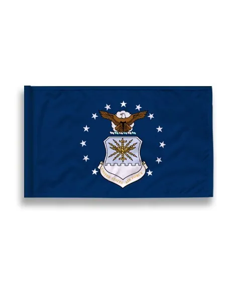 3' x 5' Air Force Indoor Flag With Pole Hem Only