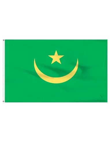 Mauritania 2' x 3' Indoor International Polyester Flag | Buy Online