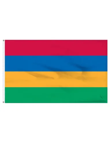 Mauritius 2' x 3' Indoor International Polyester Flag | Buy Online