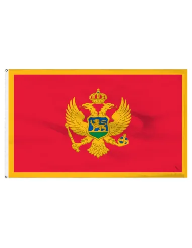 Montenegro 2' x 3' Indoor International Polyester Flag | Buy Online