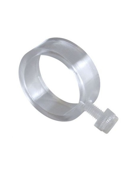 Clear Plastic EZ-Mount Flag Ring For 1" Poles