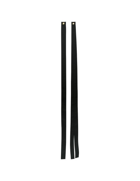 Double Black Nylon Mourning Streamers