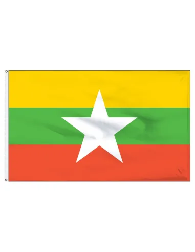 Myanmar 2' x 3' Indoor International Polyester Flag | Buy Online