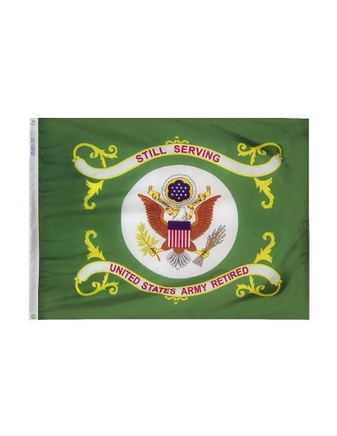 US Army Retired 3' x 5' Nylon Flag