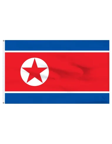 North Korea 2' x 3' Indoor International Polyester Flag | Buy Online