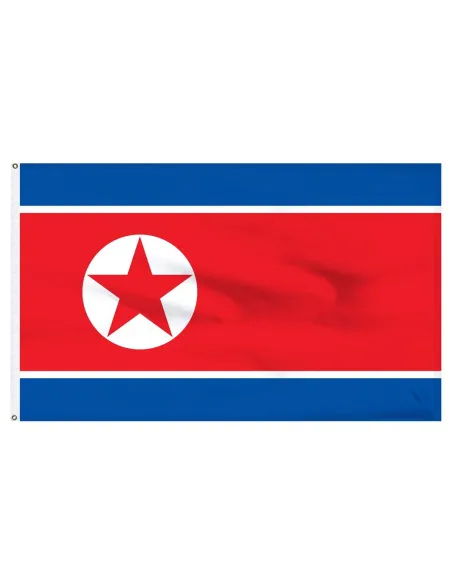 North Korea 2' x 3' Light Weight Polyester