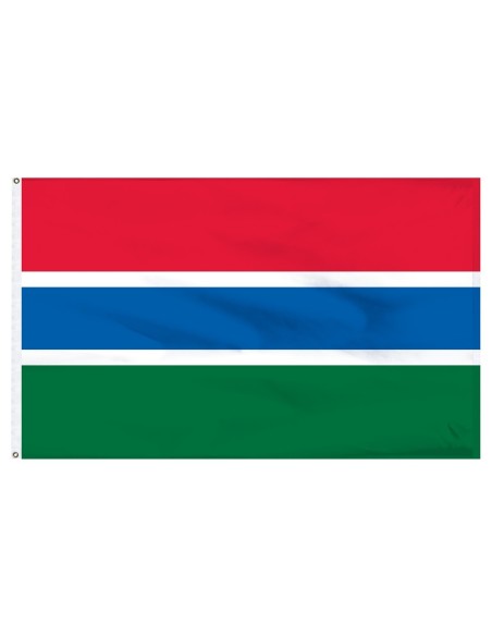 Gambia 3' x 5' Outdoor Nylon Flag