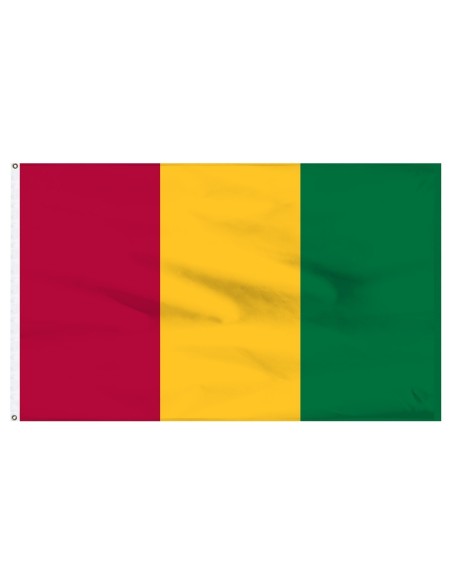 Guinea 3' x 5' Outdoor Nylon Flag