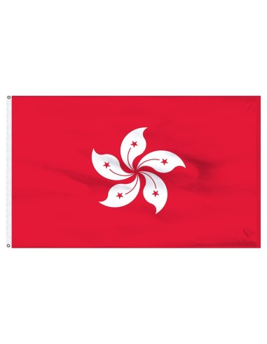 Hong Kong 3' x 5' Outdoor Nylon Flag