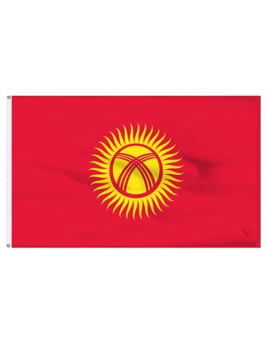 Kyrgyzstan 3' x 5' Outdoor Nylon Flag