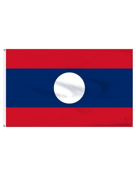 Laos 3' x 5' Outdoor Nylon Flag