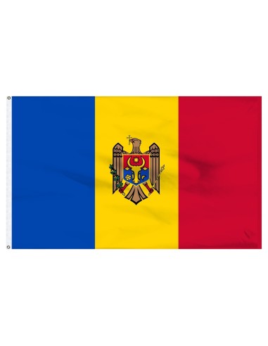 Moldova 3' x 5' Outdoor Nylon Flag