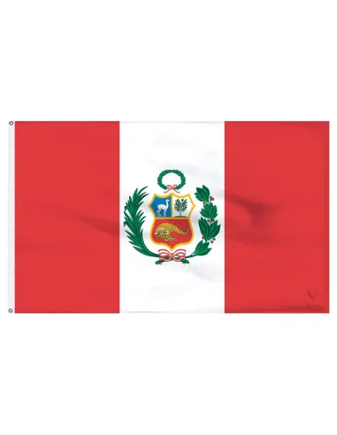 Peru 2' x 3' Indoor International Polyester Flag | Buy Online