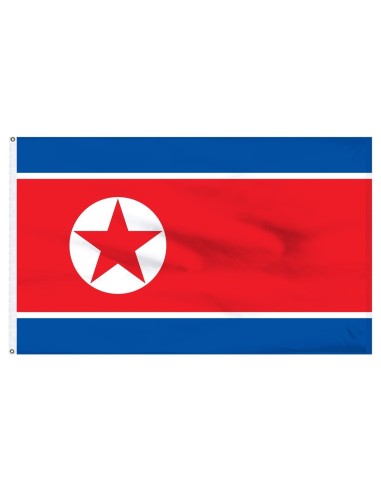 North Korea 3' x 5' Outdoor Nylon Flag