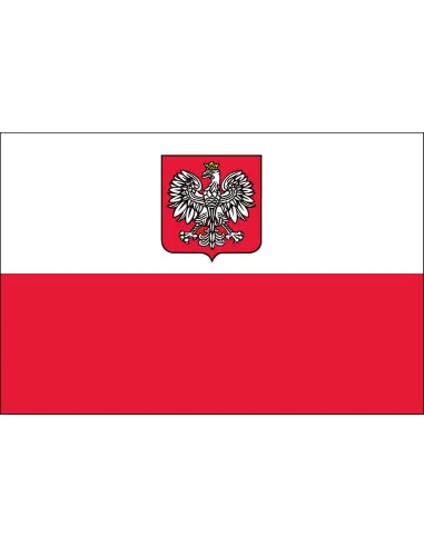 Poland w/ Eagle 2' x 3' Indoor International Polyester Flag | Buy Online