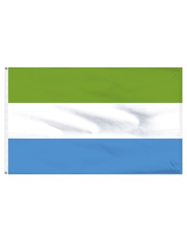 Sierra Leone 3' x 5' Outdoor Nylon Flag