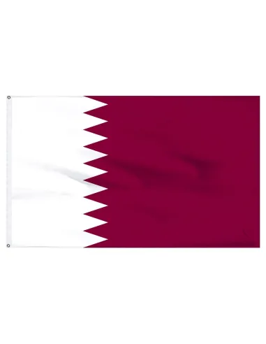 Qatar 2' x 3' Indoor International Polyester Flag | Buy Online