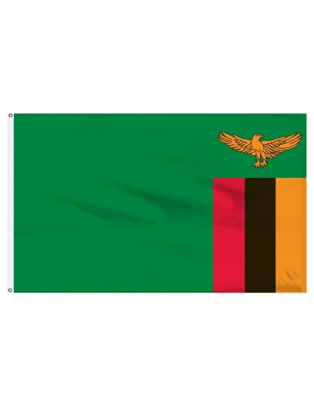 Zambia 3' x 5' Outdoor Nylon Flag