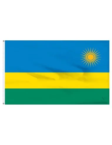 Rwanda 2' x 3' Indoor International Polyester Flag | Buy Online