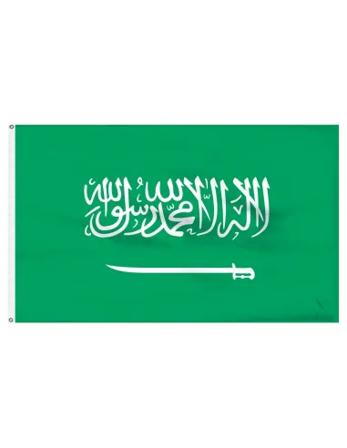 Saudi Arabia 2' x 3' Indoor International Polyester Flag | Buy Online