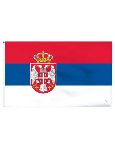 Serbia 2' x 3' Indoor International Polyester Flag | Buy Online