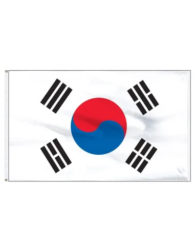 South Korea 2' x 3' Indoor International Polyester Flag | Buy Online