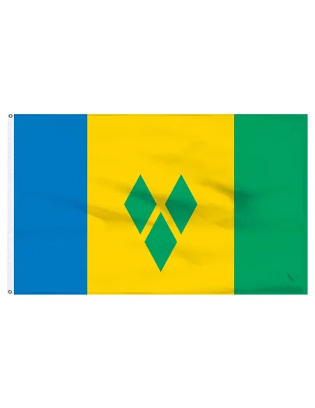 St. Vincent & Grenadines 2' x 3' Light Weight Polyester