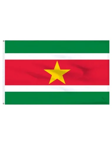 Suriname 2' x 3' Indoor International Polyester Flag | Buy Online