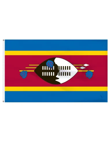 Swaziland 2' x 3' Indoor International Polyester Flag | Buy Online