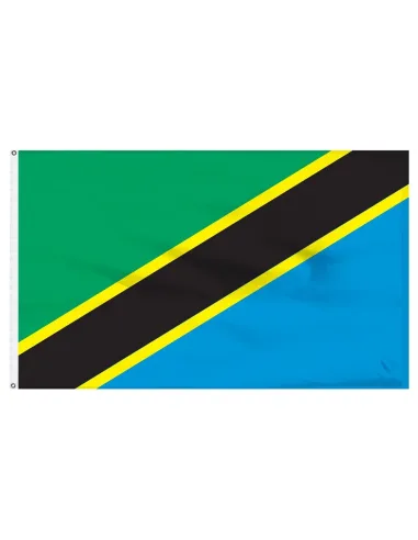 Tanzania 2' x 3' Indoor International Polyester Flag | Buy Online