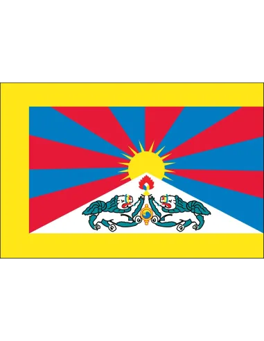 Tibet 2' x 3' Indoor International Polyester Flag | Buy Online