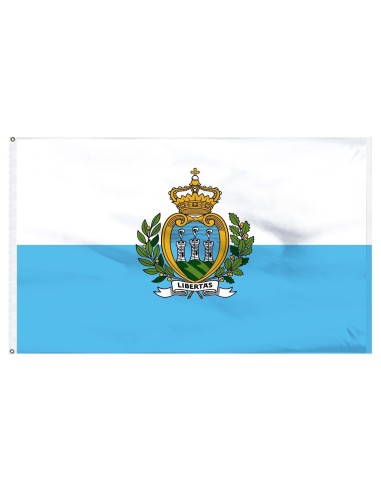 San Marino 2' x 3' Outdoor Nylon Flag