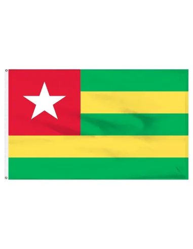 Togo 2' x 3' Indoor International Polyester Flag | Buy Online