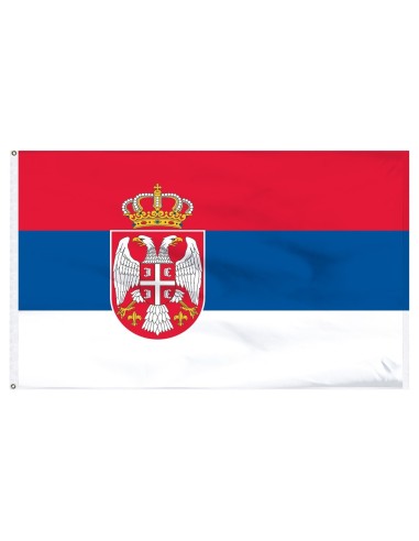 Serbia 2' x 3' Outdoor Nylon Flag