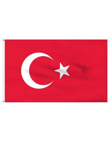 Turkey 2' x 3' Indoor International Polyester Flag | Buy Online