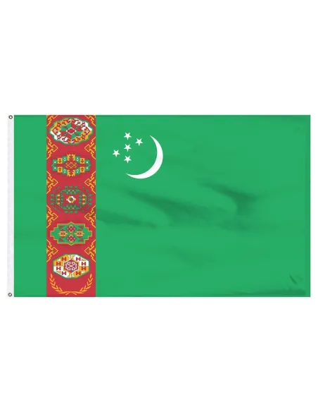 Turkmenistan 2' x 3' Light Weight Polyester