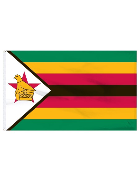 Zimbabwe 2' x 3' Outdoor Nylon Flag