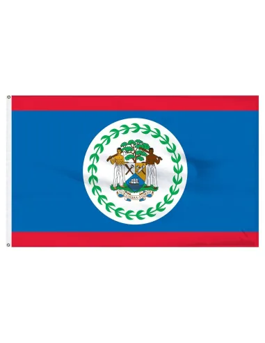 Belize 2' x 3' Indoor International Polyester Flag | Buy Online